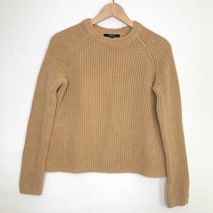Quince Tan Crew Neck Sweater